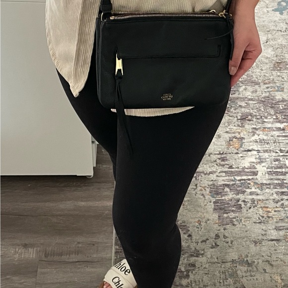 Vince Camuto Black Leather Crossbody Bag - Picture 2 of 15